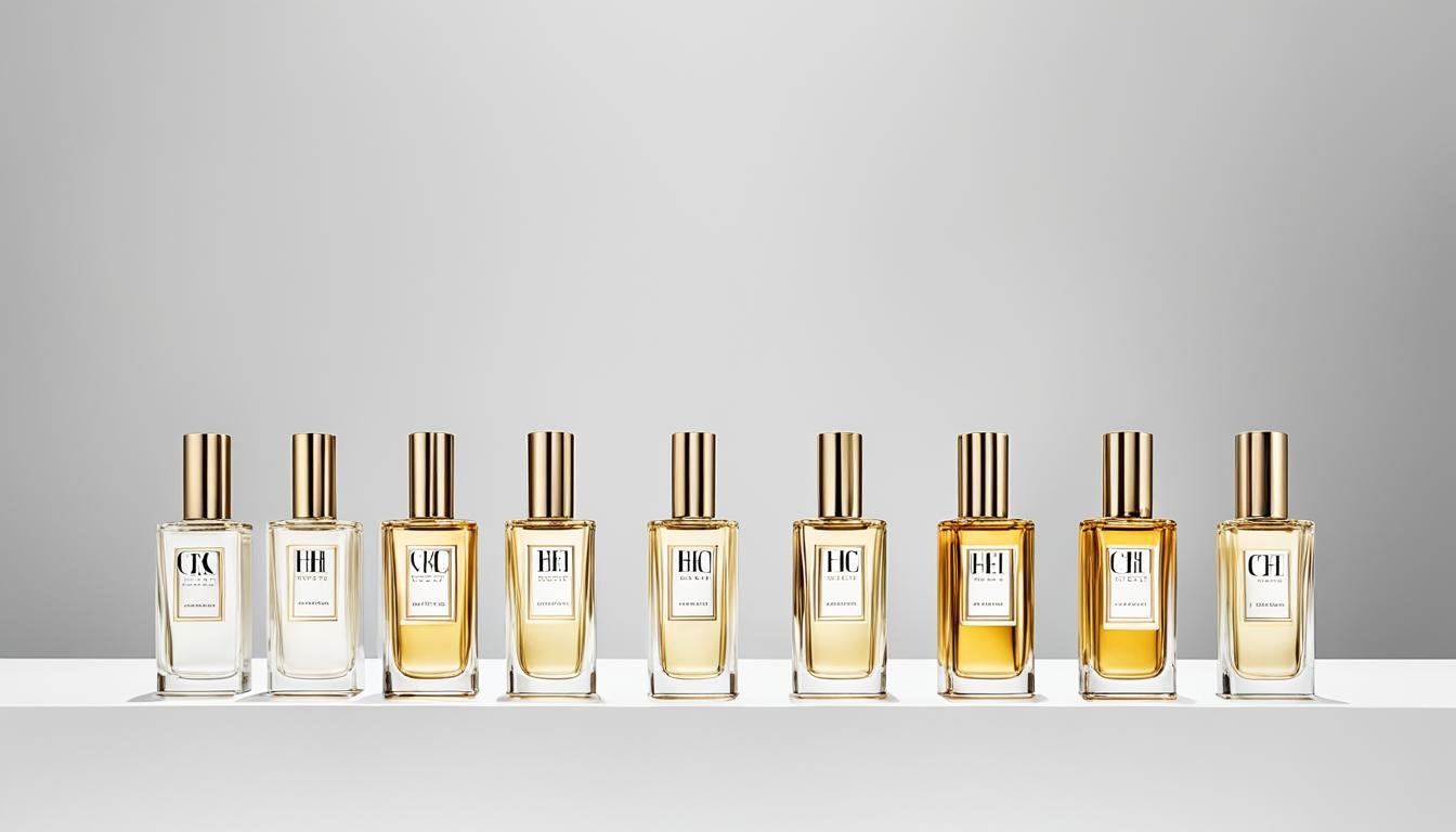 Carolina Herrera perfume bottles