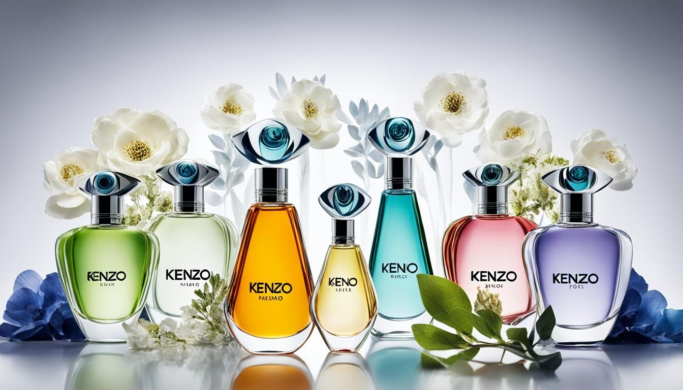 Kenzo perfume bottles
